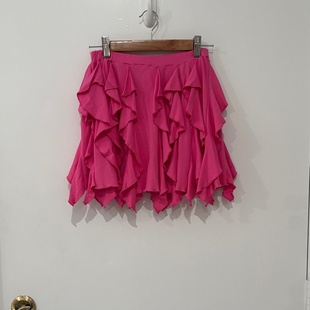 Lemon Loves Lime Pink Ruffled Twirl Skirt Girls Size 8